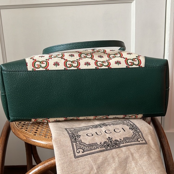 Gucci Ophidia Centennial Flower GG canvas medium tote - Picture 9 of 16